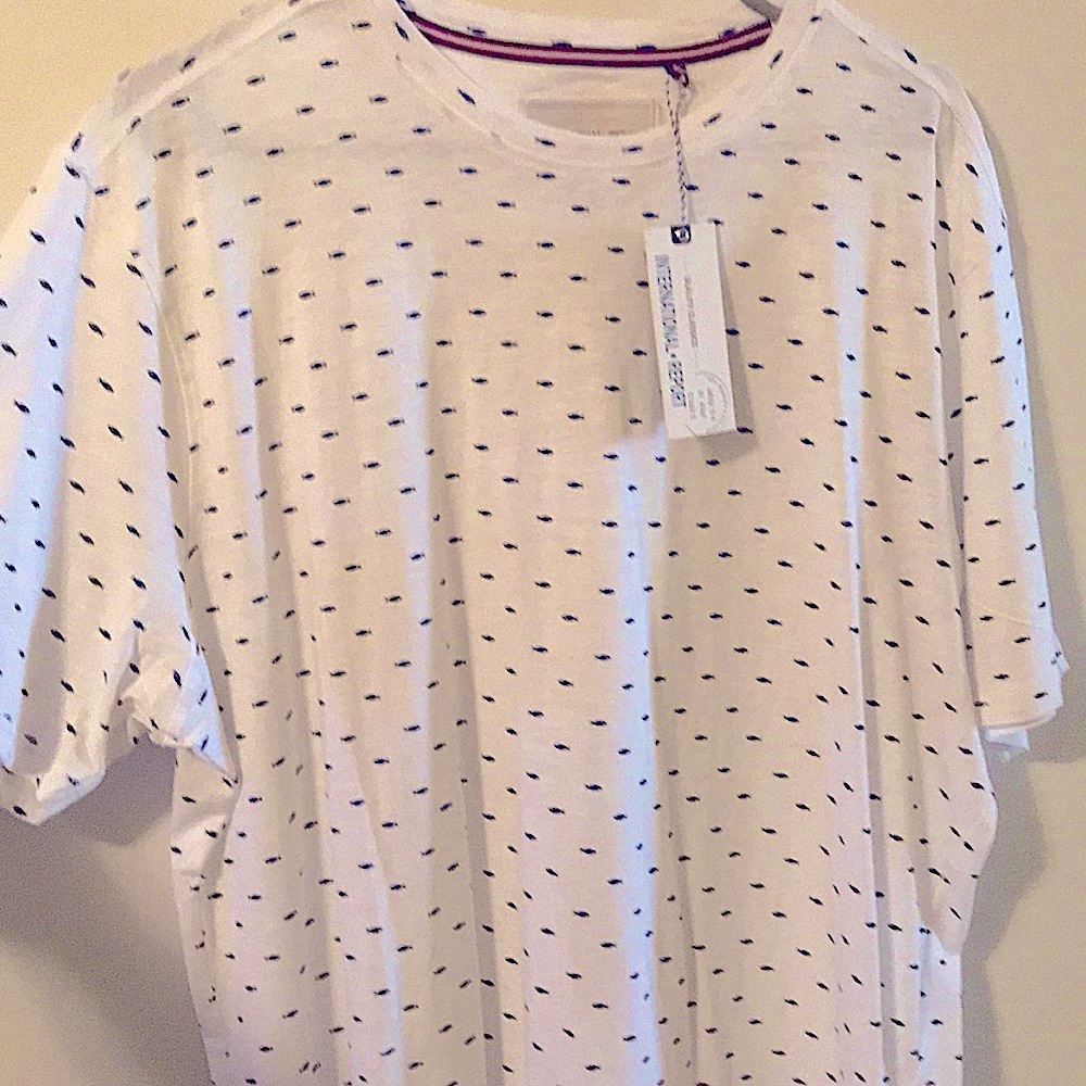 Brand new XL T Shirt with fish imprints